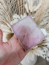 Load image into Gallery viewer, Quartz Square Semi Precious Stone Agate Coaster
