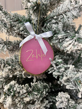 Load image into Gallery viewer, Personalised Christmas Resin Agate Ornament
