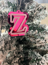 Load image into Gallery viewer, Acrylic Christmas Initial Ornament
