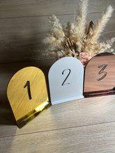 Load image into Gallery viewer, Acrylic Wedding Table Numbers
