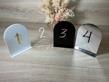 Load image into Gallery viewer, Acrylic Wedding Table Numbers
