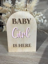 Load image into Gallery viewer, Gender Reveal Double Sided Plaque
