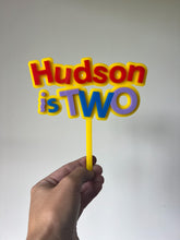 Load image into Gallery viewer, Wiggles Theme Acrylic Cake topper
