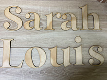 Load image into Gallery viewer, Wood Name Plaque Single Layer
