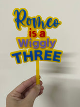 Load image into Gallery viewer, Custom Wiggles Theme Acrylic Cake topper
