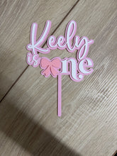 Load image into Gallery viewer, Bow Cake topper
