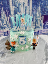 Load image into Gallery viewer, Frozen Theme Cake topper
