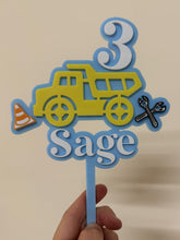 Load image into Gallery viewer, Construction Cake Topper

