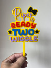 Load image into Gallery viewer, Custom Wiggles Theme Acrylic Cake topper
