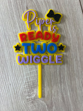 Load image into Gallery viewer, Custom Wiggles Theme Acrylic Cake topper
