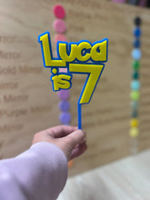 Load image into Gallery viewer, Pokemon themed Cake topper
