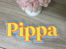 Load image into Gallery viewer, Triple Layered Acrylic Name Wall Plaque
