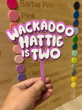Load image into Gallery viewer, Bluey Wackadoo Cake Topper
