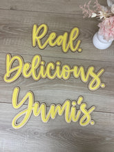Load image into Gallery viewer, Double Layered Acrylic Name Wall Plaque
