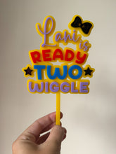Load image into Gallery viewer, Custom Wiggles Theme Acrylic Cake topper
