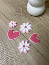 Load image into Gallery viewer, Double layered hearts/flowers
