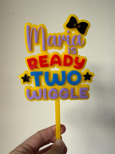 Load image into Gallery viewer, Custom Wiggles Theme Acrylic Cake topper
