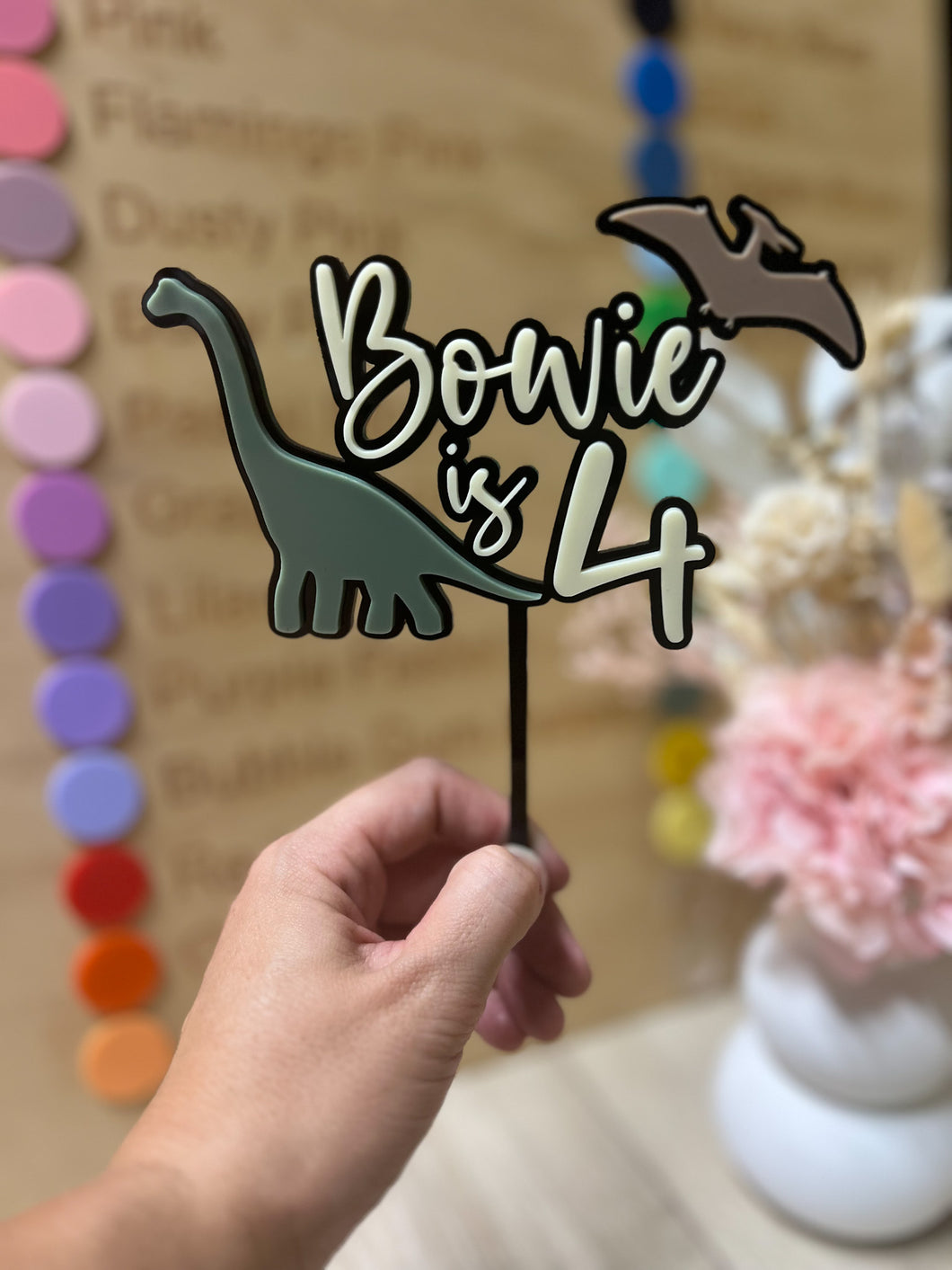 Dinosaur Cake Topper