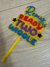 Load image into Gallery viewer, Custom Wiggles Theme Acrylic Cake topper
