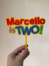 Load image into Gallery viewer, Wiggles Theme Acrylic Cake topper
