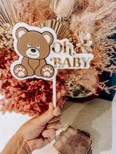 Load image into Gallery viewer, Teddy Bear Cake Topper
