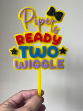 Load and play video in Gallery viewer, Custom Wiggles Theme Acrylic Cake topper
