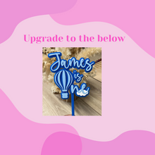 Load image into Gallery viewer, Hot Air Balloon Acrylic Cake Topper
