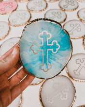 Load image into Gallery viewer, Religious Agate Resin Coasters
