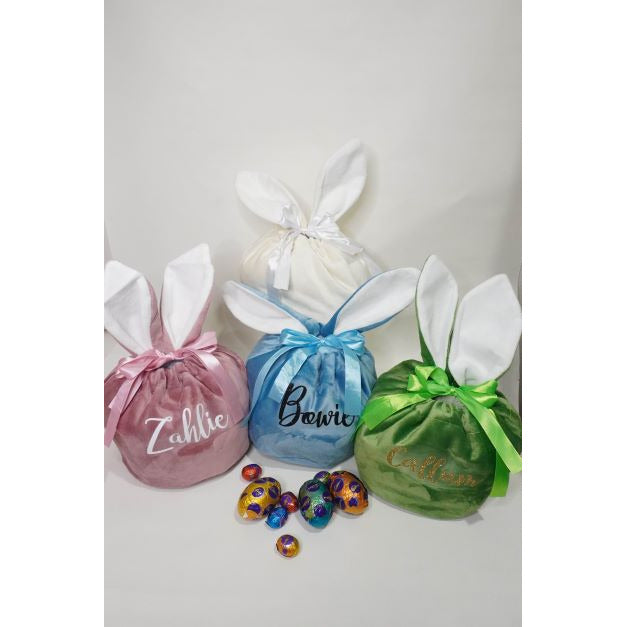 Velvet Easter Basket Bag